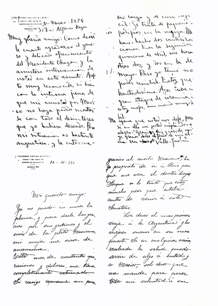 Correspondencia de Valle-Incl�n con Alfonso Reyes