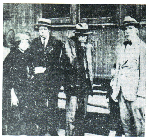 Valle-Incl�n llegada a M�xico. 1921