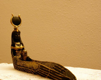 Isis en la barca de Osiris