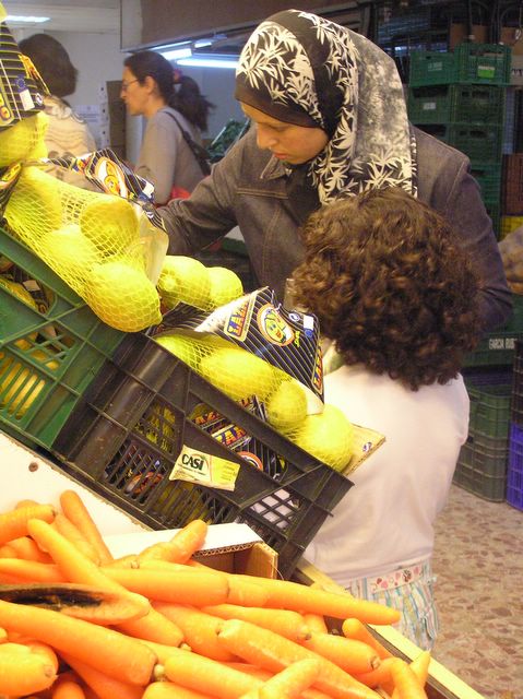 Mujer �rabe con velo