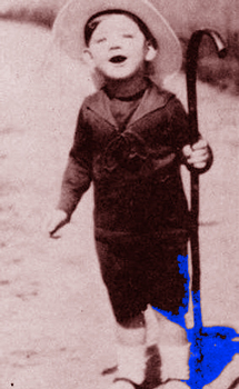 Cort�zar en 1916 a los 2 a�os