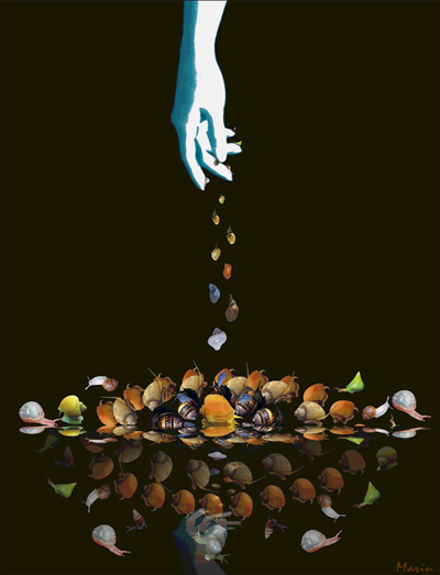 Llora una Mano sus Pesares