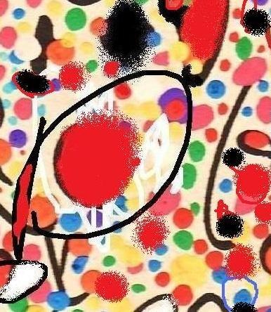 Detalle pintura electr�nica, de Obra de Leo Lobos